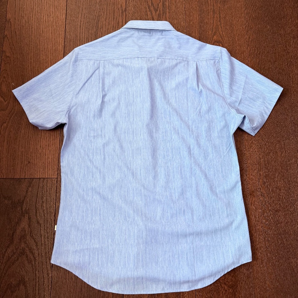 7 Diamonds “Pisco” 4-Way Stretch Woven Shirt - Men’s Medium - Light Blue - Picture 3 of 6